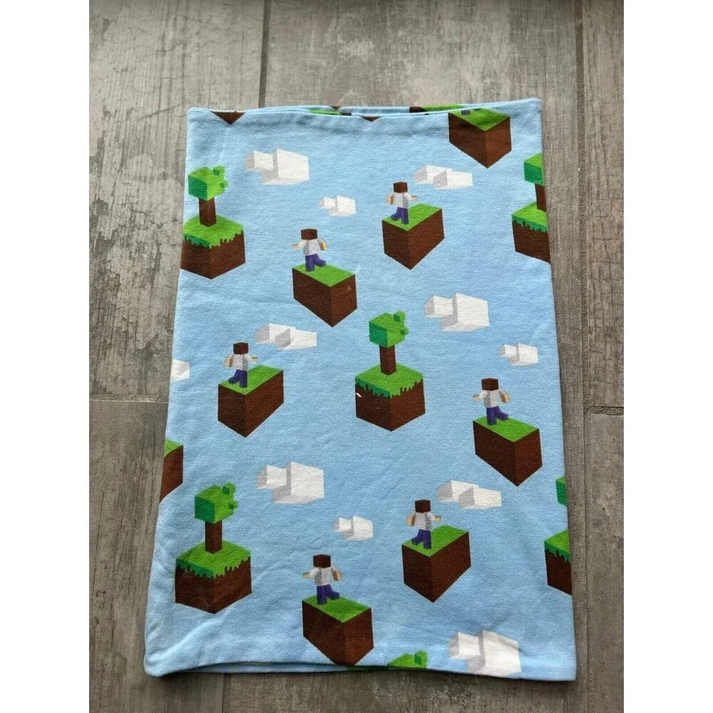 Balaclava Neck Gaiter Bandana Face Mask Scarf Wind UV Protection Minecraft Kids